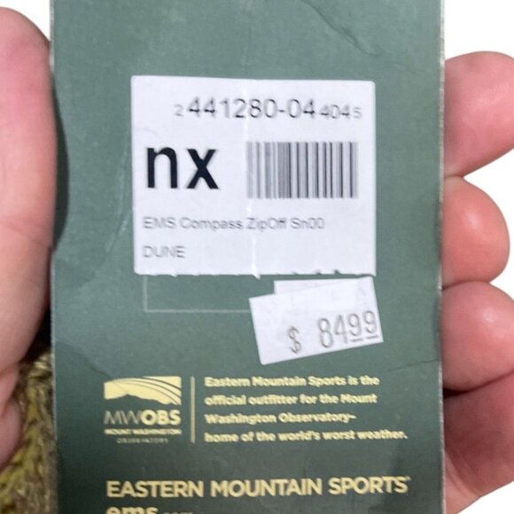 EMS NWT Men's Compass 4-Points Zip-Off Pants Dune Size 40x32 Trek Hiking - Picture 6 of 9